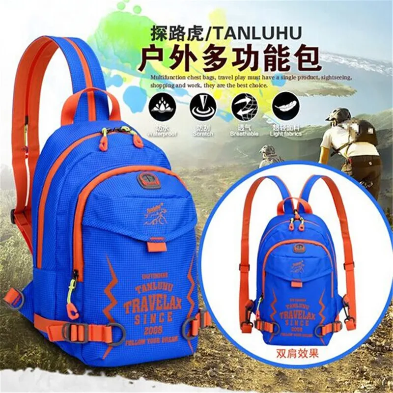 

TANLUHU 830 Waterproof Nylon Sports Bag Outdoor Climbing Hiking Chest Pack Shoulder Bag Unisex Cycling Bag