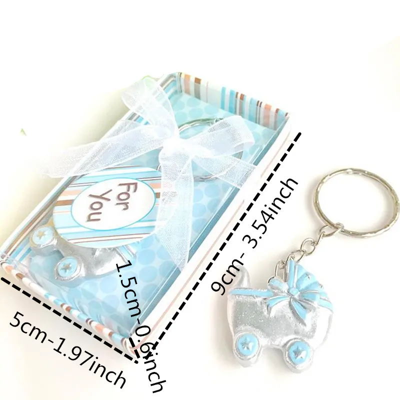 10 Personalised Bookmark Favours Baby ShowerPink Keys