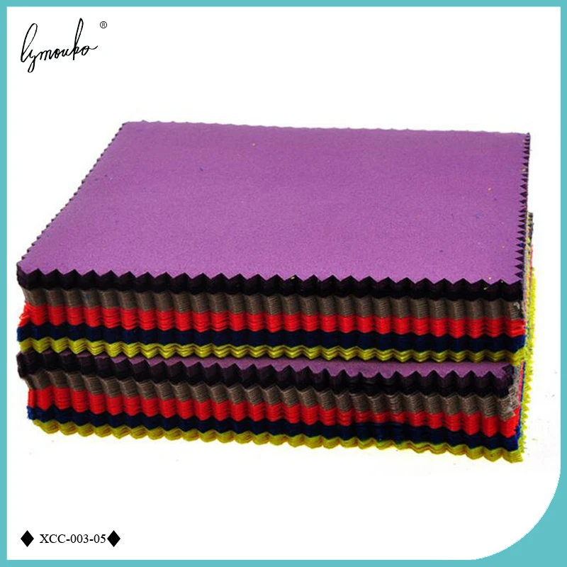 

Lymouko 10pcs/Lot High-Grade Multicolor Double-sided Velvet Soft Glasses Lens Cloth Practical Cleaning Cloth