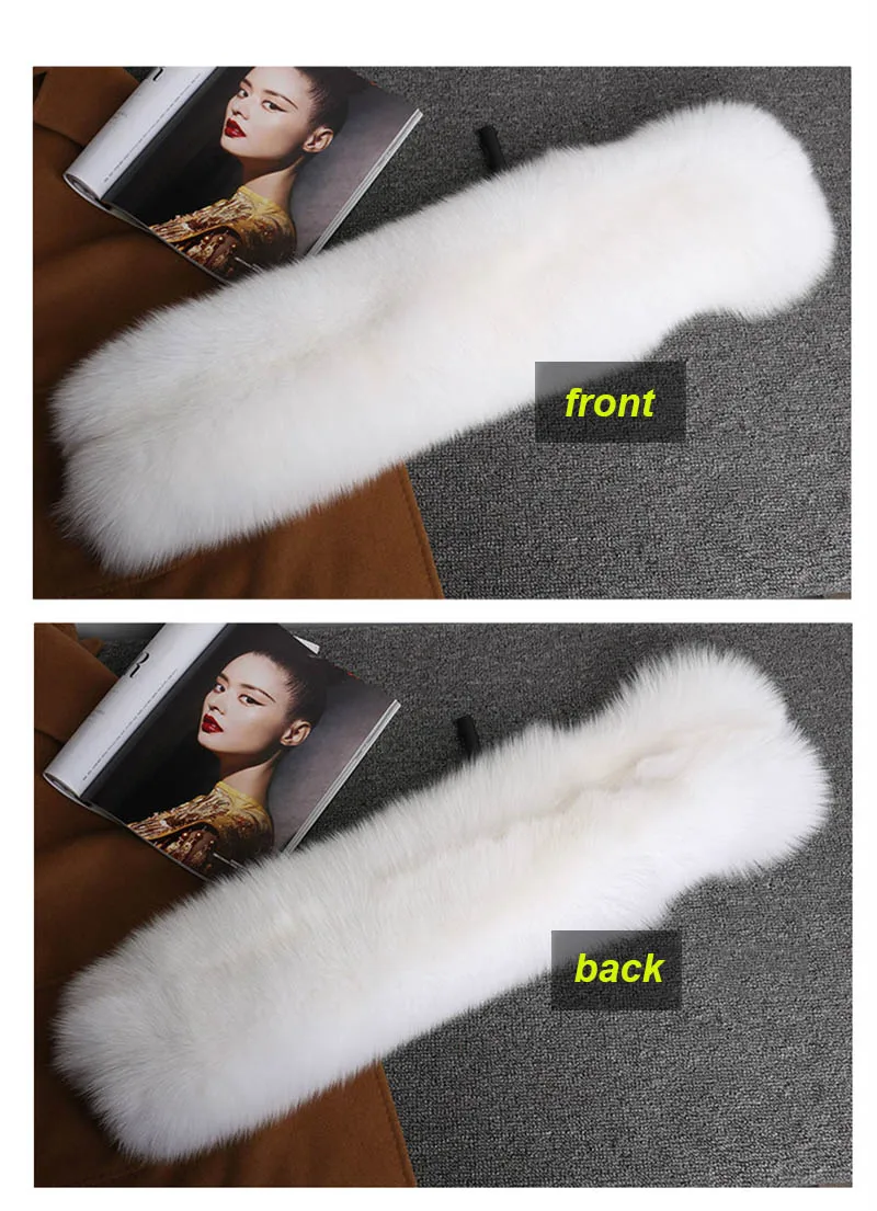 fox fur scarf silver fox 8
