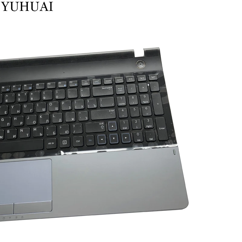 Nuevo para samsung NP300E5A NP305E5C NP300e5x NP305E5A 300E5A 300E5C 300E5Z ruso teclado portátil RU con el caso Palmrest Touchpad - 3