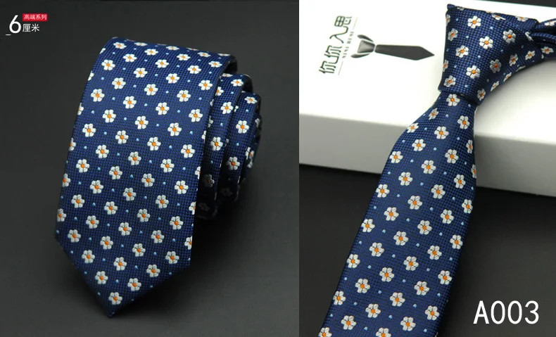 6 см галстуки для мужчин, обтягивающий галстук, свадебное платье, галстук, модный клетчатый галстук, деловые галстуки для мужчин, тонкая рубашка, аксессуары, Лот - Цвет: 46