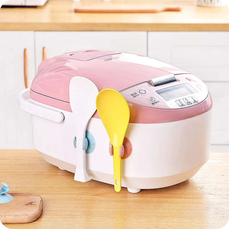 

1pc Creative Rice Spoon Storage Rack Rice Shovel Storage Holder Cooking Tool