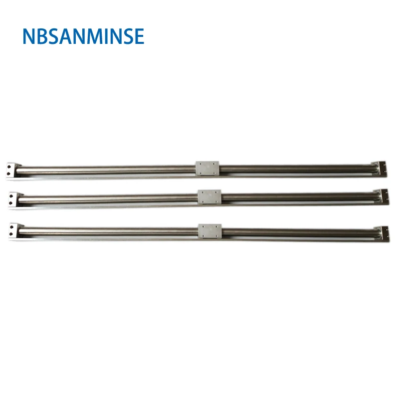 

CY3R 40mm Bore Size Pneumatic Magnetically Coupled Rodless SMC Similar Parts Pneumatic Parts Compress Air Cylinder Sanmin