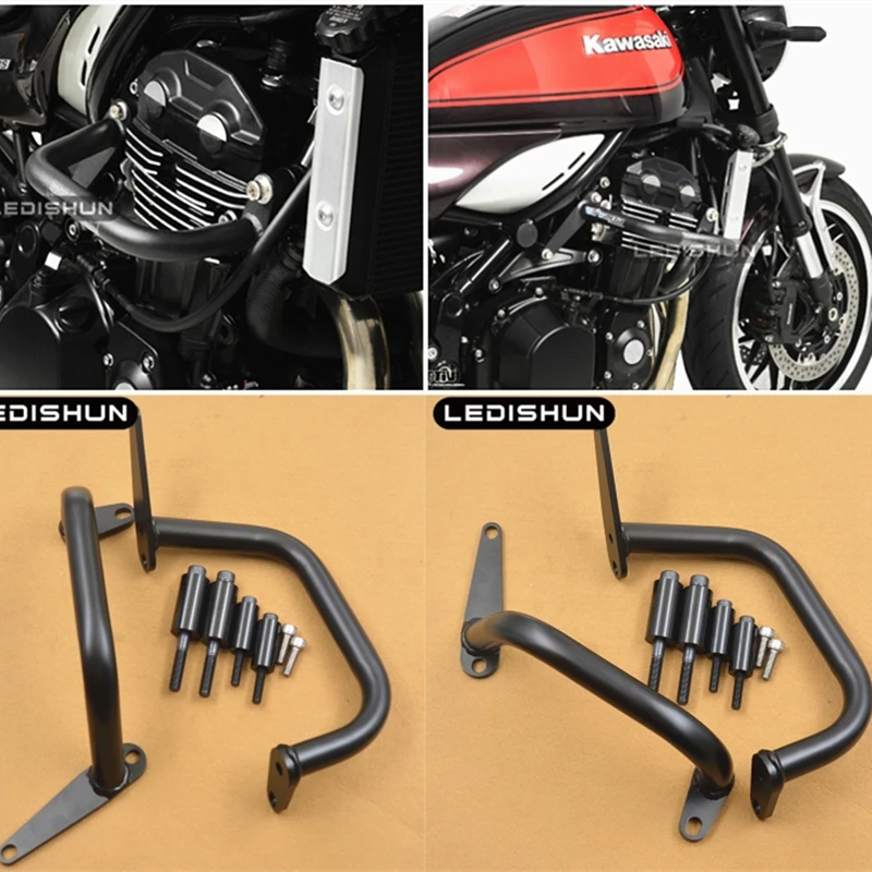 

For Kawasaki Z900RS 2017 2018 Motorcycle Engine Protetive Guard Crash Bar 100% Brand New Z 900 RS Protector Bumper Black