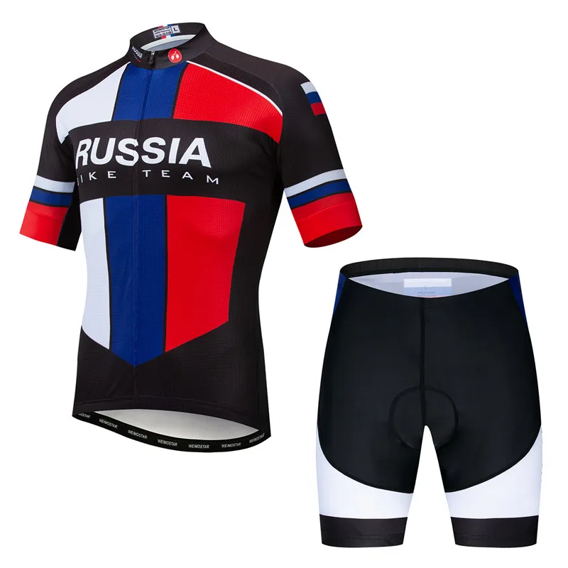 Weimostar, русская команда, одежда для велоспорта, мужская, дышащая, Pro, комплект для велоспорта, анти-пот, одежда для велоспорта, одежда для гонок, спорта, MTB, велосипеда - Цвет: Russia