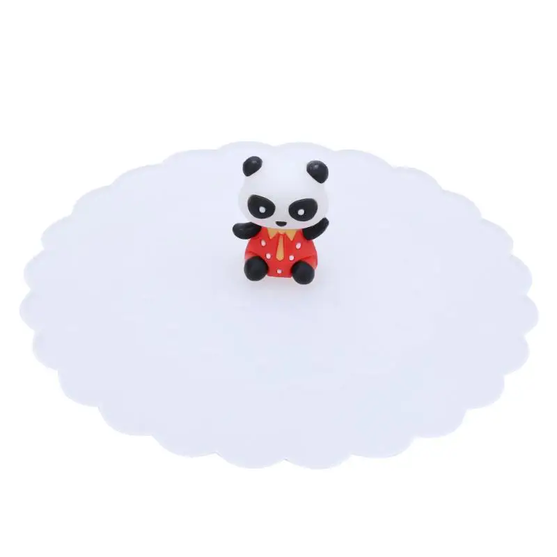 

Cartoon Anti-dust Silicone Insulation Anti-Dust Cup Cover Tea Coffee Sealing Lid Cap Coffee Mug Lid Leakproof Coffee Cup Lid