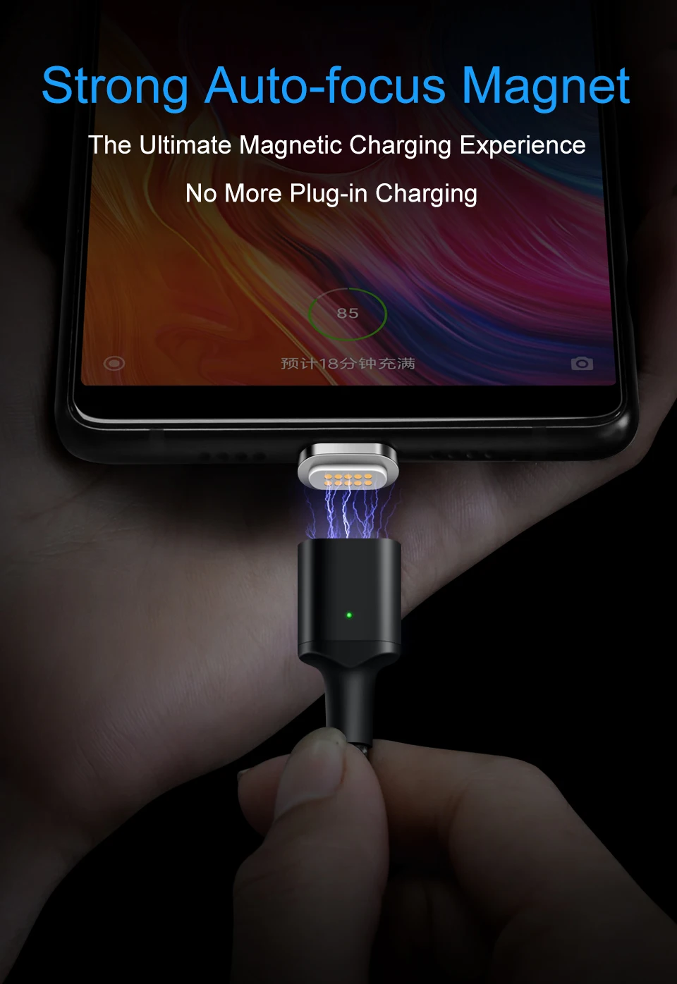 PD Fast Charging Type C Magnetic Cable for Macbook 8