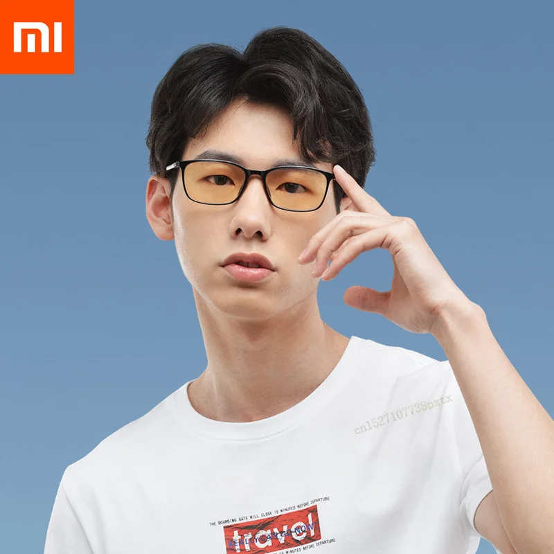 Xiaomi Mijia TS 60% анти-голубые лучи УФ-защитные очки Защита для глаз для игр телефона компьютерные игры ТВ квадратные очки