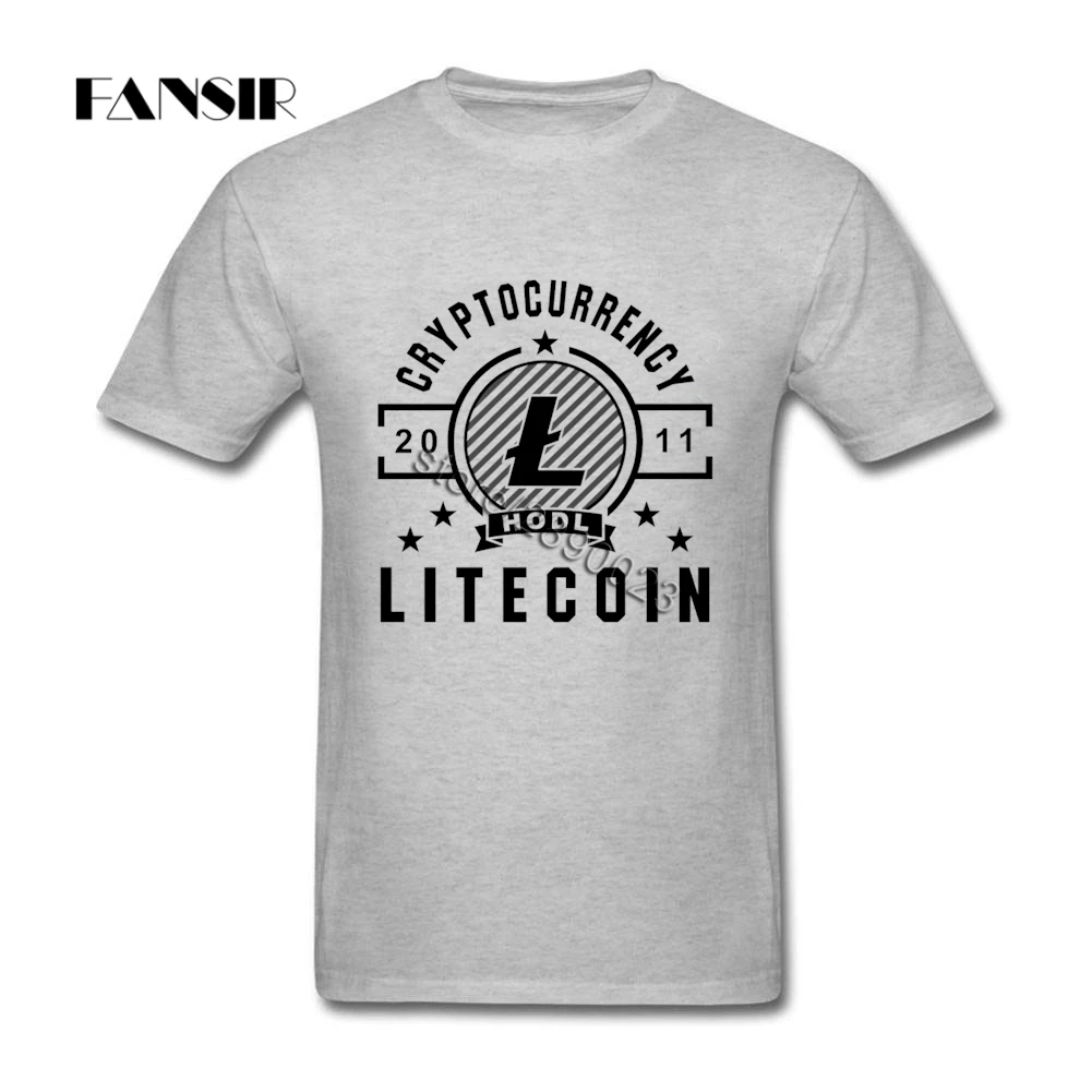 Размера плюс Litecoin криптовалюты 2020 Новое поступление футболки мужские хлопковые