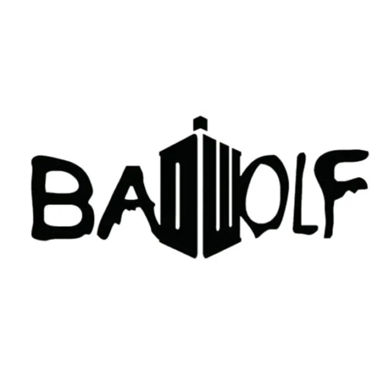 Виниловая наклейка на окно для ноутбука Bad Wolf Tardis Dr Who 17 8 см * 7 6 забавная стайлинга