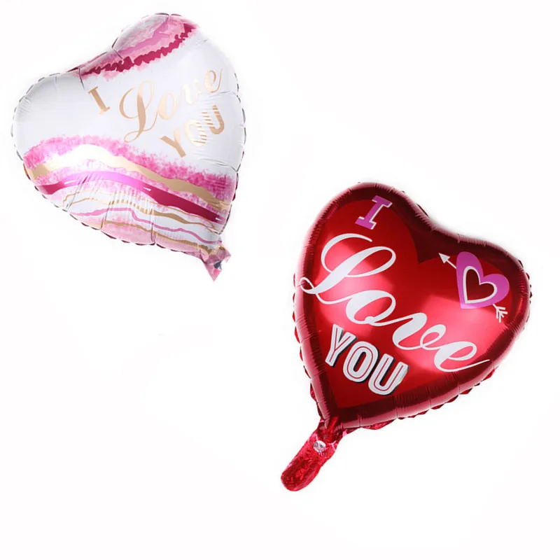 XXPWJ Новинка 18-дюймовые в форме сердца love алюминий воздушный шар, украшение для свадьбы, на День святого Валентина событие декоративный шар