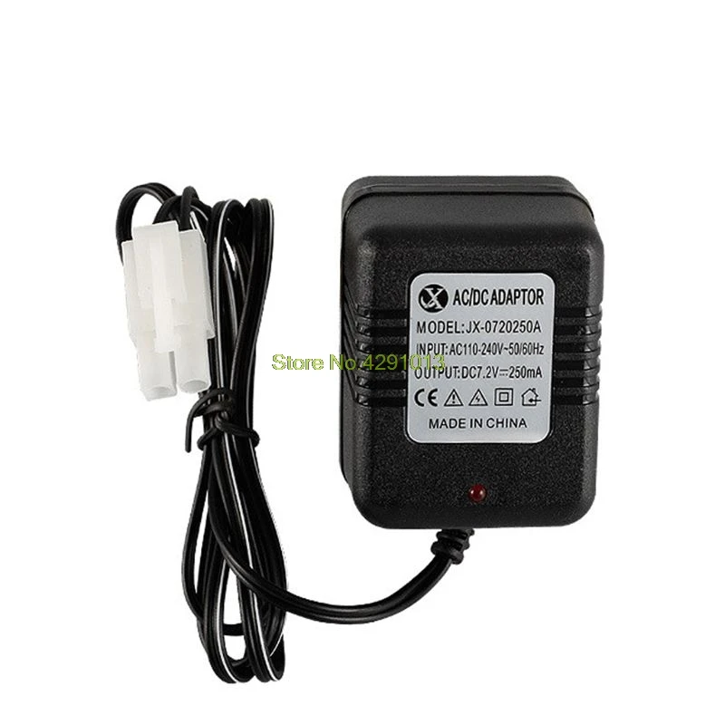 

Rechargeable Battery Charger Ni-Cd Ni-MH SC Batteries Pack EL Plug Adapter Connector 7.2V 250mA Output