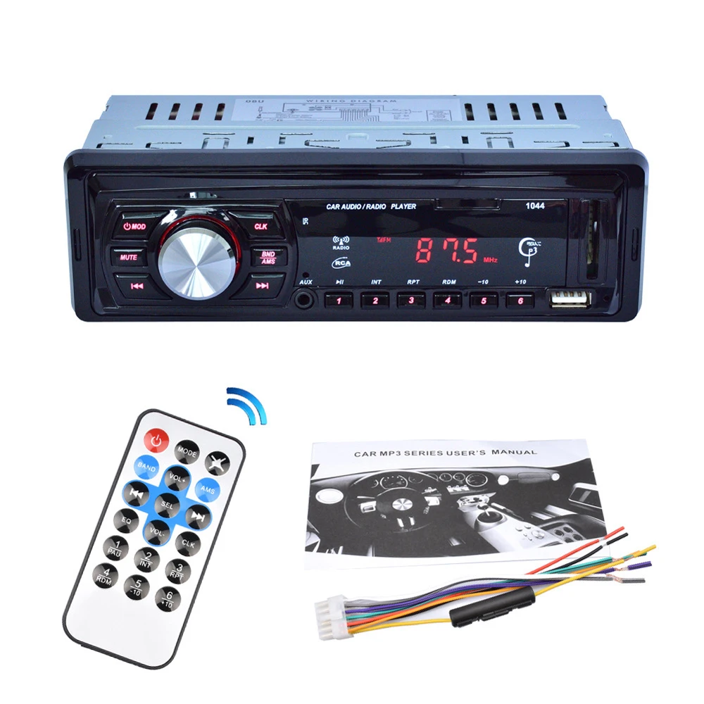 

Universal 1 Din Car Radio 1Din Car Audio Stereo MP3 Player Single Din FM Radio USB Port with Remote Control