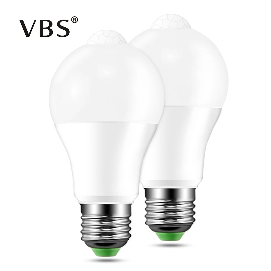 

LED Bulb E27 B22 12W 18W 220V Smart LED Light Motion Sensor Lamp Led Auto Detection Lampada For Home Balcony Stairs Lightig
