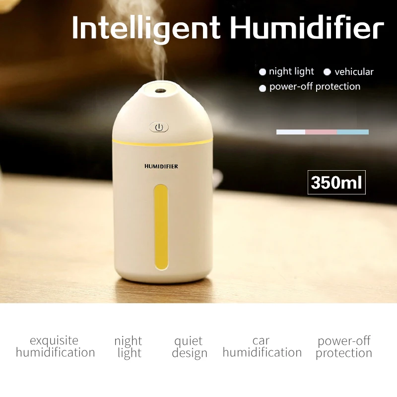 Tanie TINTON LIFE interfejs USB nawilżacz powietrza ergonomiczny kąt natrysku pojazd biurowy domowy nawilżacz samochodowy