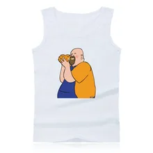 Funny Father-in-law with Cat Tank Tops Men Sleeveless Shirt and Bodybuilding Summer Vests fashion Clothing top
