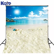 Kate casamento 8x15ft praia cenários de estúdio backgroun mar foto backgrund luz solar starfish beach party tema backdrops lk-1602