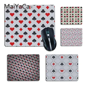 

MaiYaCa Spades Hearts pattern Rubber Mouse Durable Desktop notebook gamer Mousepad DIY Design Computer Gaming Mouse Pad