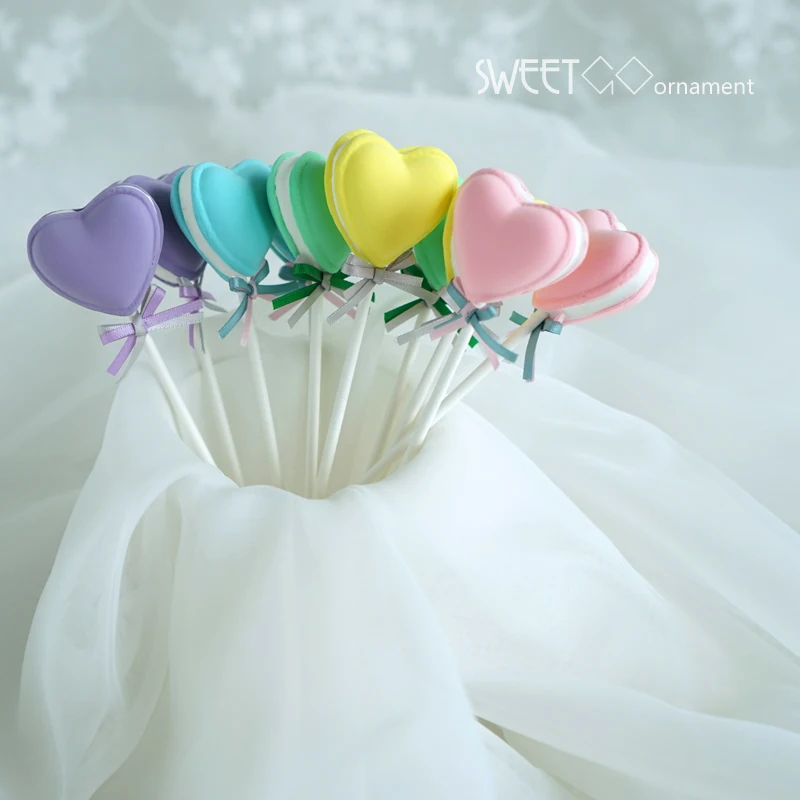 

SWEETGO Simulated artificia Lollipop fake dessert model clay sweet table decorating for showcase photography props store display