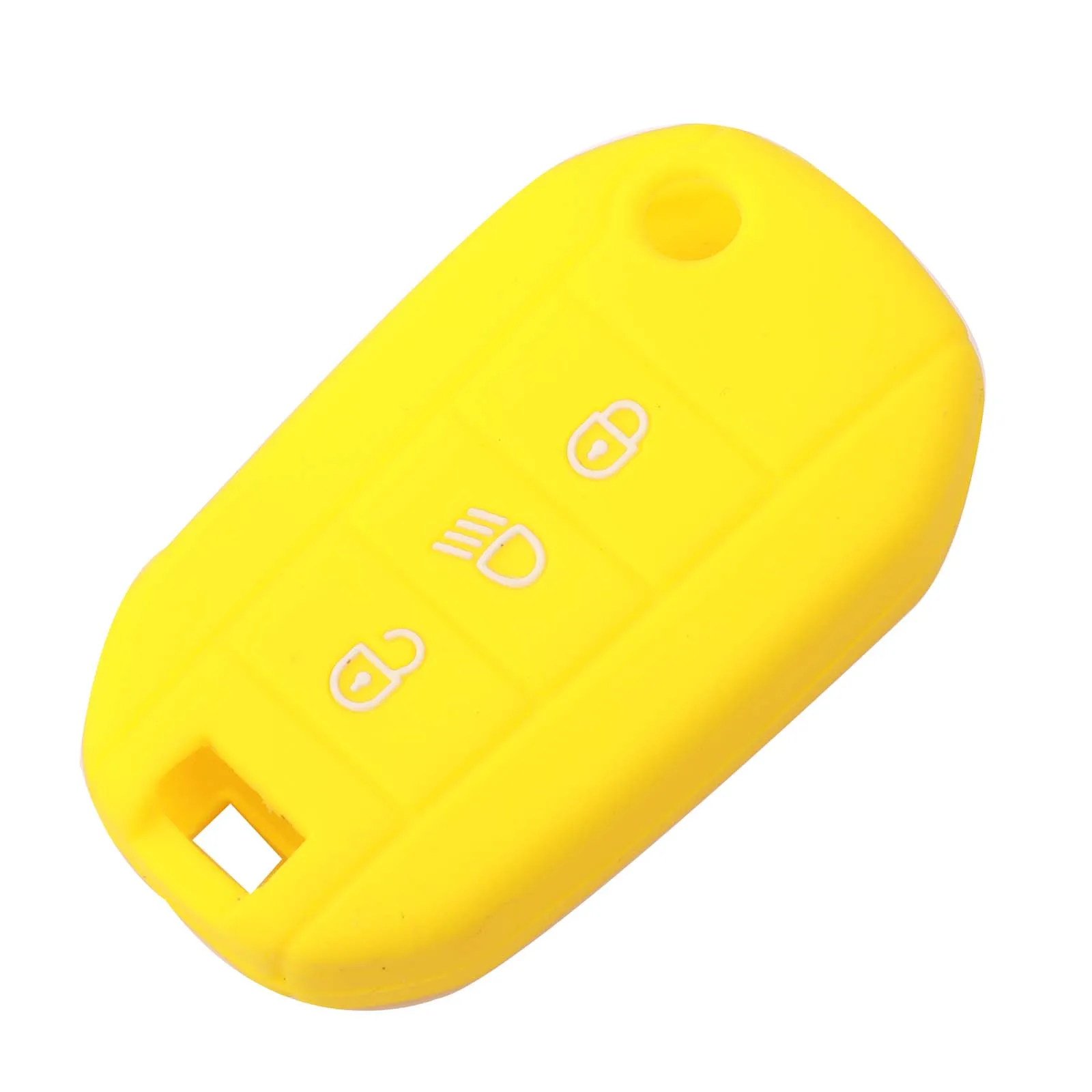 Jingyuqin 3 кнопки дистанционного ключа автомобиля силиконовый чехол Брелок для peugeot 3008 208 308 508 408 2008 протектор резиновый Стиль