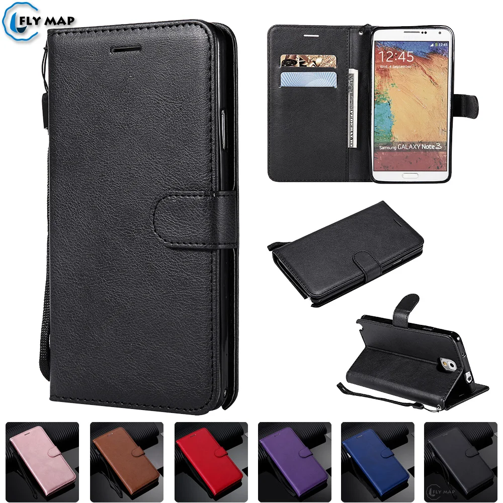 Чехол кошелек для Samsung Galaxy NOTE 3 N900 SM N9005 кожаный чехол книжка телефона N900X N900A N9009V