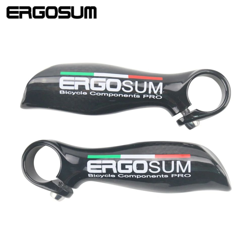 ERGOSUM Bicycle Bar End Carbon Fibre MTB Bike Smal...