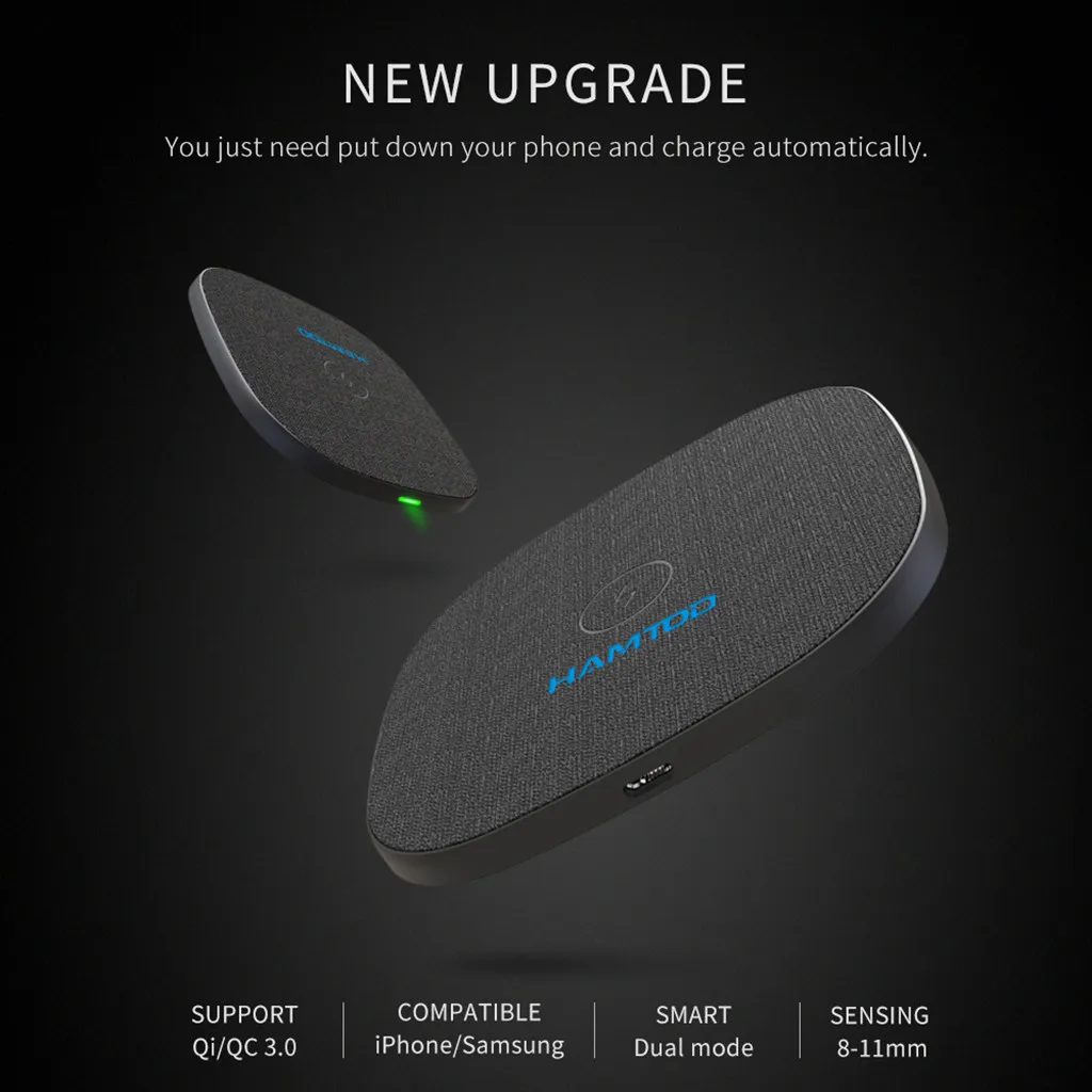 

for LG G7 V40 for Google Pixel 3 XL QI 10W Plastic Bottom Case Wireless Charger Holder For iPhone XS For Samsung S10