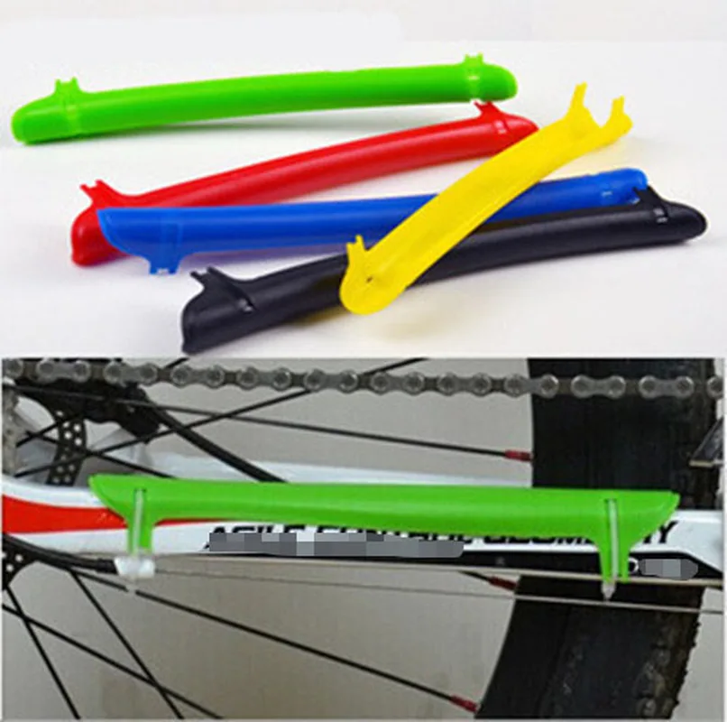 

1Pc Rubber Cycling Bicycle Frame Chain Stay Protector Stick Cover Guard Bike Accessories