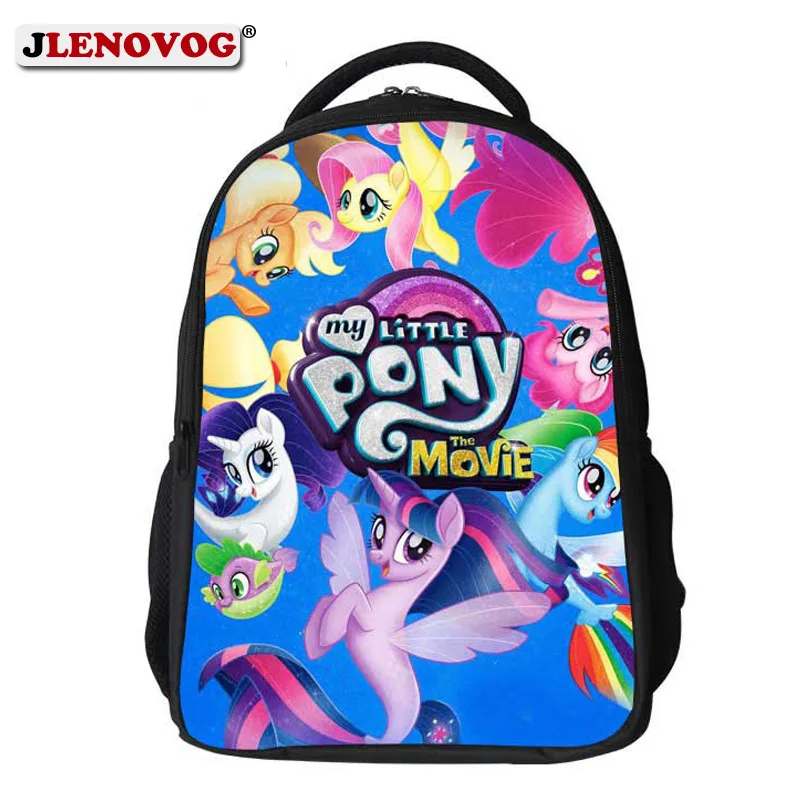 

My little pony season 8 School Bags Magic Unicorn Backpack Cute Kids Bagpack Schoolbag for Pupil Girls Student Kids 2018 Tempest