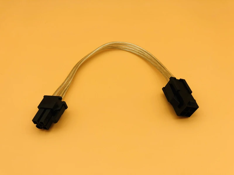 5 PCS 4Pin الذكور إلى 4Pin الإناث PC وحدة المعالجة المركزية امدادات الطاقة تمديد وصلة كابل 8 \