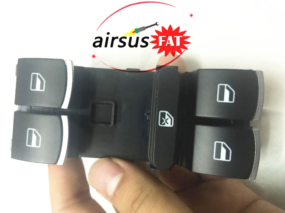 

chrome electric power master window switch for vw jetta golf mk5 mk6 gti rabbit passat b6 3c tiguan 5nd 959 857 1k4959857