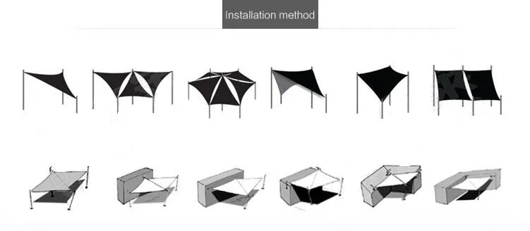 УФ Защита от солнца Тенты паруса hdpe треугольники Тент Открытый солнцезащиты 3*3*3 м двор бассейн беседка навес сад тольдо бассейн
