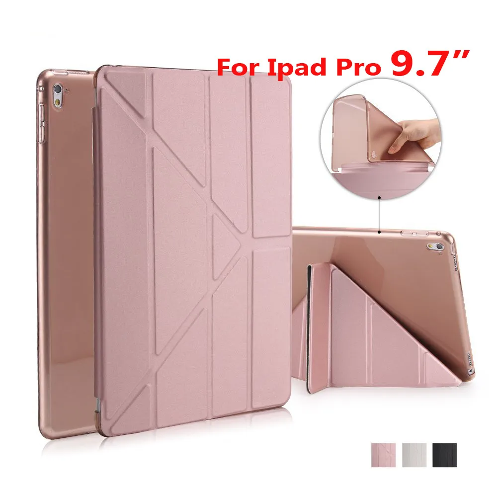 Чехол GOOJODOQ для IPad Pro 9 7 Магнитный умный чехол из искусственной кожи мягкая задняя