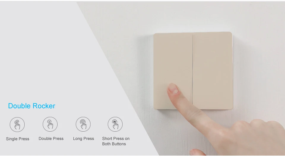 Обновленная версия Xiaomi Aqara настенный переключатель Золотой умный ZigBee Zero Line огонь провод Светильник пульт дистанционного управления беспроводной ключ настенный переключатель