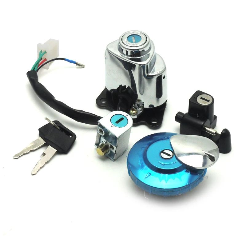 1 set Ignition Switch Lock Fuel Gas Cap For Honda Magna 250 Shadow Steed VLX 600 ACE750 Steering Shadow VT400 VT750 1991-2013 фильтр для мотоцикла steed 400 600 shadow 400 vt750