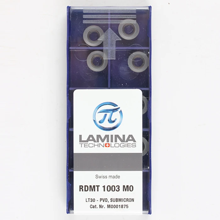 Оригинальные высококачественные Высокопроизводительные LAMINA RDMT 1003 MO LT30(10 шт./лот) вольфрамовые карбидные режущие инструменты вставки