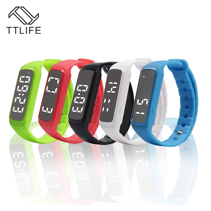 TTLIFE CD5 Smart Bracelet Fitness Tracker Smart Watch Accurate 3D Pedometer Smart Wristband Temperature Sleep Monitor