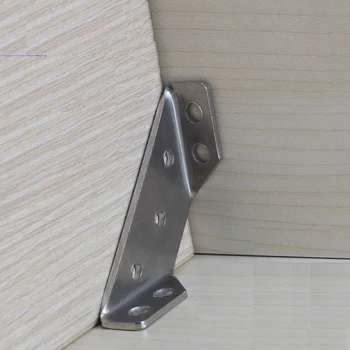 

free shipping metal corner furniture stainless steel fiiting bracket household hardware part Fixing bracket Shelf Support