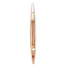 Дизайн золотого цвета из алюминиевого сплава шариковая ручка подарок на день рождения ручка