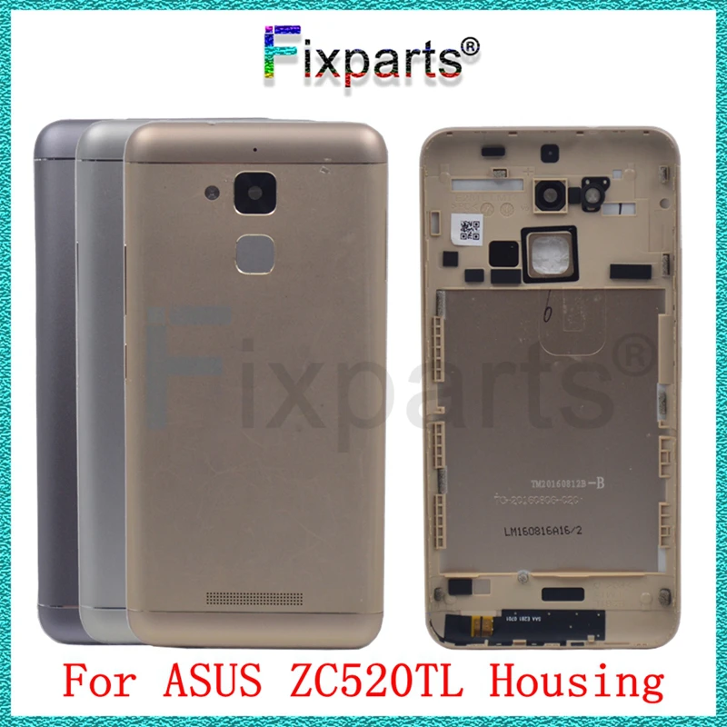 5," для ASUS Zenfone 3 Max ZC520TL Задняя крышка батареи задняя крышка Корпус Дверь Для Zenfone 3 Max ZC520TL камера Стекло запасные части