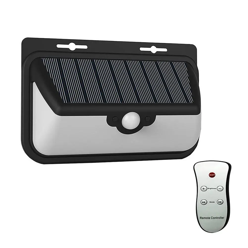 

Solar Remote Control Outdoor Wall Lamp Human Body Sensor Light Household Solar Lighting Street Lamp Led Garden Scenery Light