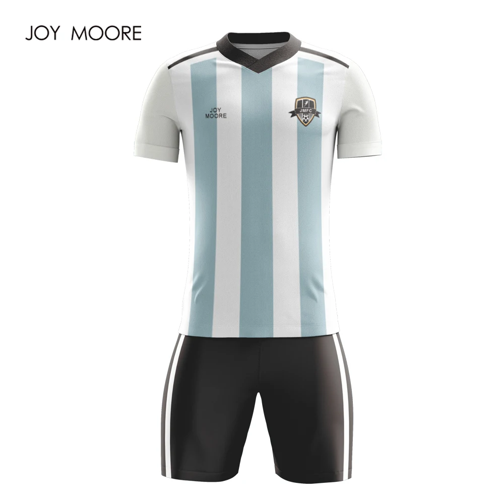Wholesale new style soccer jerseys in stock sportswear polyester