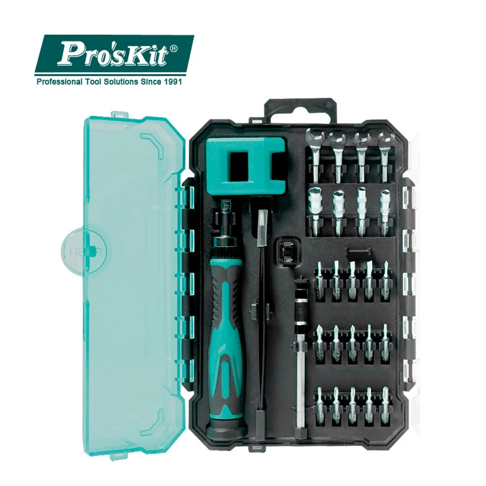 Pro'skit Многофункциональный гаечный ключ 27 в 1 для технического обслуживания