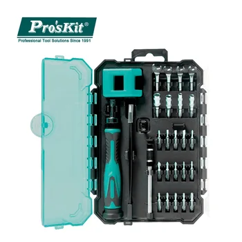 

Pro'skit SD-9827M Multi-Functional 27 In 1 Precision Maintenance Spanner Screwdriver Tweezers Tool Group Household Repair Tools