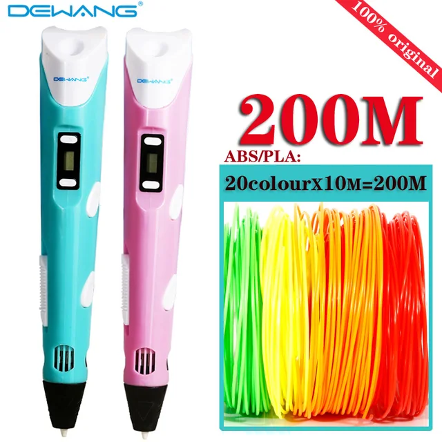 Cheap 3d painting drawing pen with 10Meters 20 Colors Filament 3D printer pens for children's imagination creative tools LED Display Cheap 3d painting drawing pen with 10Meters 20 Colors Filament 3D printer pens for children's imagination creative tools LED Display