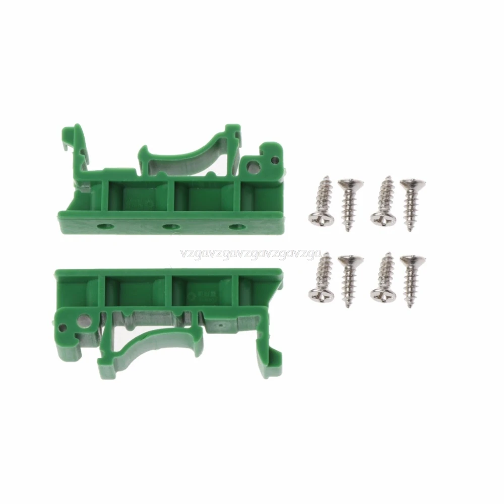 

PCB DIN Rail Mounting Adapter Circuit Board Mounting Bracket Holder Carrier Clip F20 19 Dropship