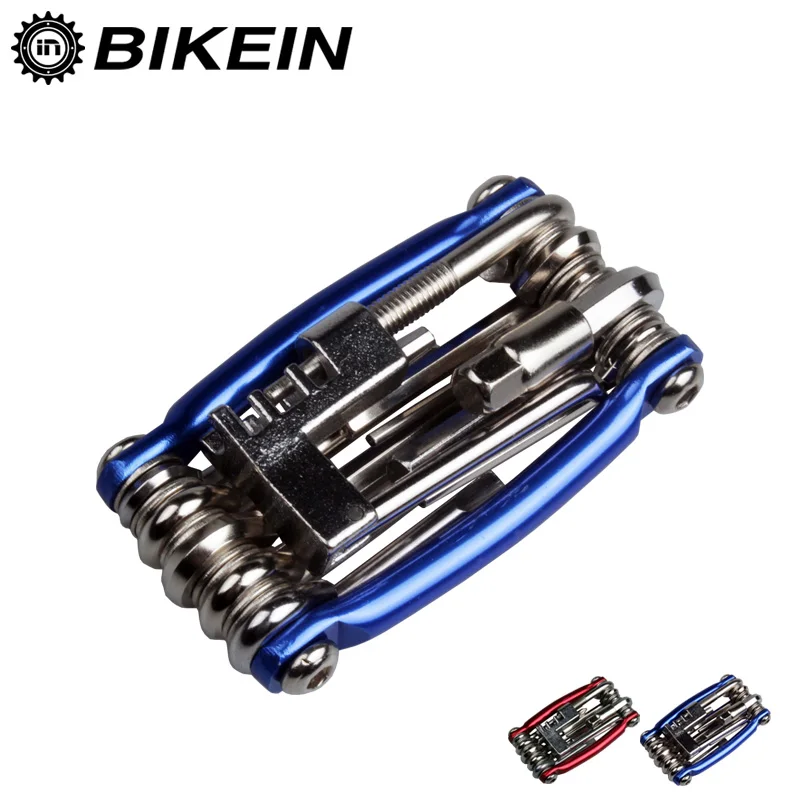 BIKEIN-11 в 1 многофункциональные инструменты для ремонта велосипедов Наборы для горной дороги велосипедный ключ цепь отвертки резак набор инструментов