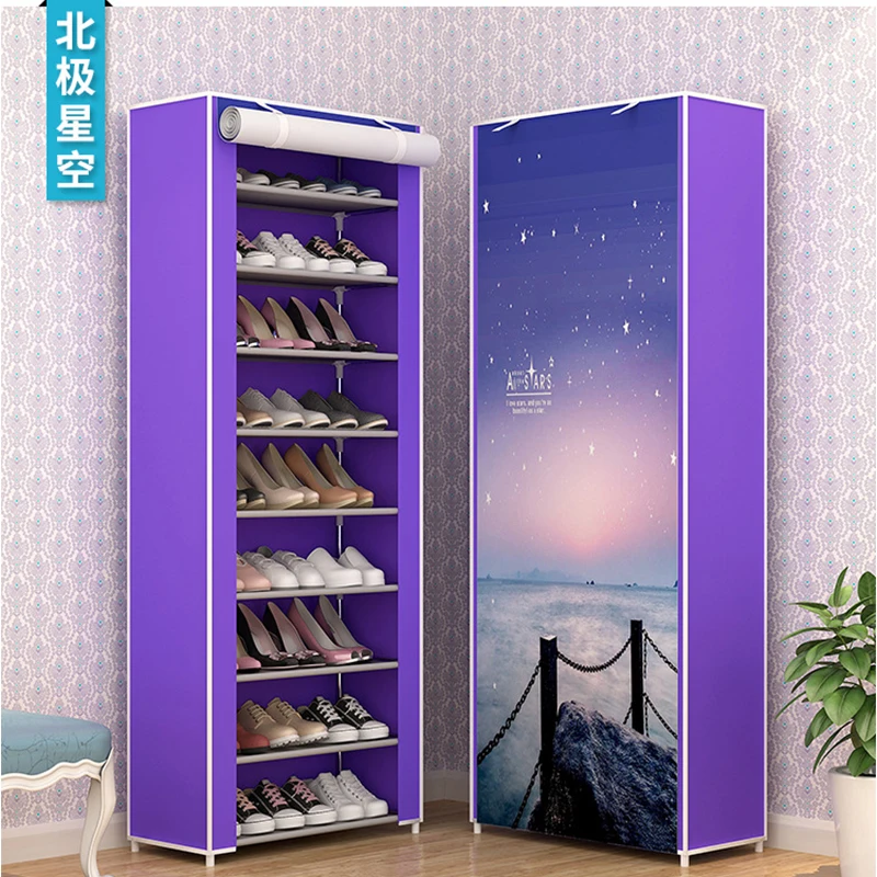 10 Layers Nonwoven Fabric Shoe Rack DIY Assembly Storage Shoes Cabinet Standing Dustproof Home Shoes Organizer Shlef Furniture 10 Layers Nonwoven Fabric Shoe Rack DIY Assembly Storage Shoes Cabinet Standing Dustproof Home Shoes Organizer Shlef Furniture