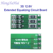3S 11.1V 12.6V Li-ion Battery Extended Equalized Charging PCB Board Equalized Charging Current 100mA 300mA optional